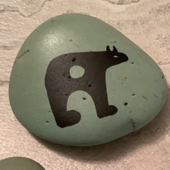 Set of 3 New Bear Animal Spirit Stones - Picture 4 of 7